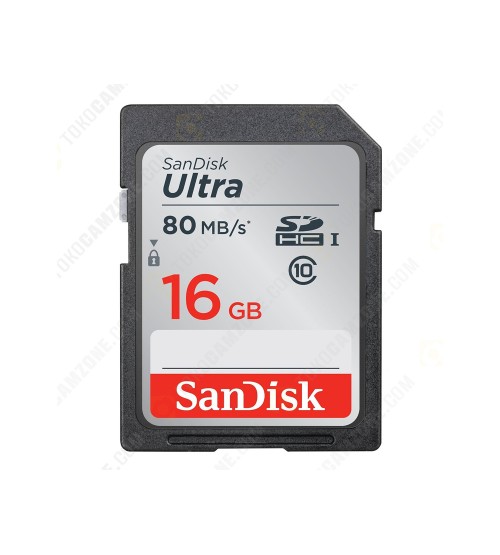 SDSDUNC-016G SanDisk Ultra SDHC UHS-I Class 10 80MB/s 16GB 